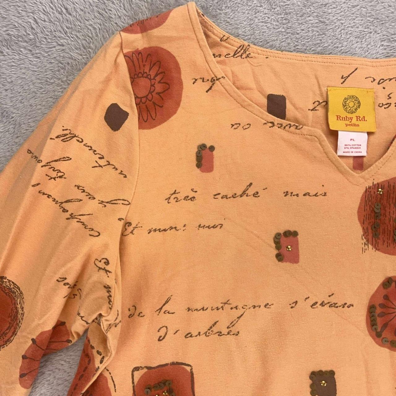 Ruby Rd. Women's Blouse - Orange - L – Ruby Rd. P… - image 7