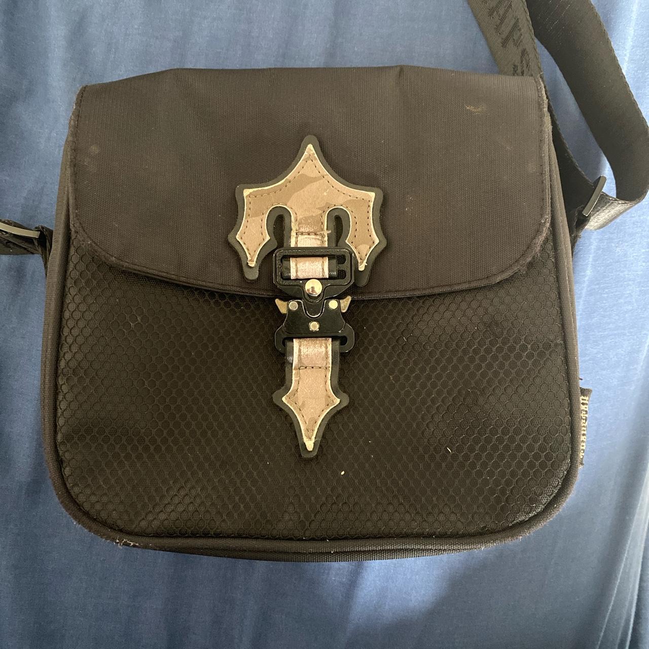 trapstar tiger camo bag slightly dirty will clean... Depop