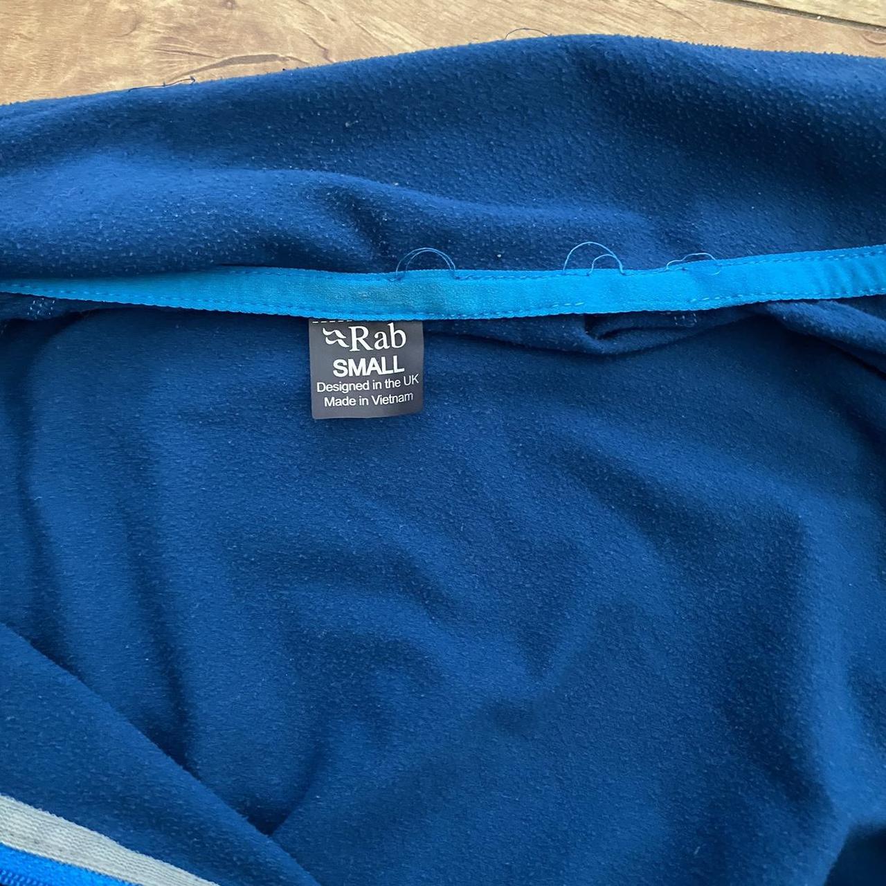 Rab Men's Blue and Navy Sweatshirt | Depop