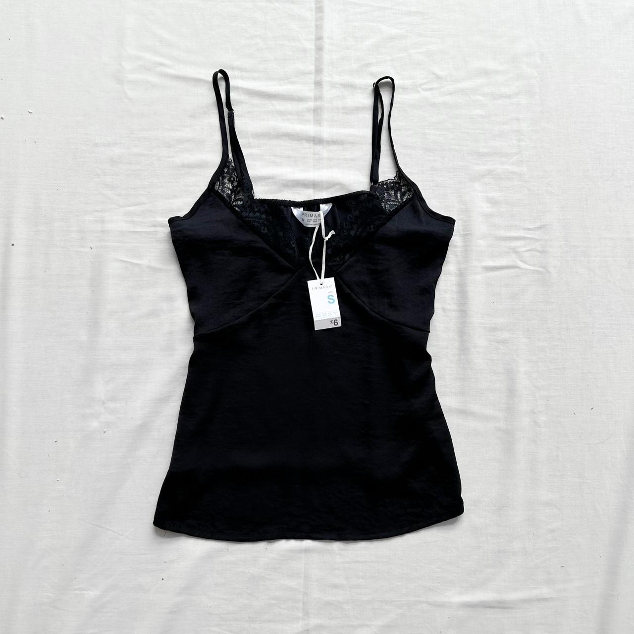 Primark black lace cami top ⚡️not posting until 7th... Depop
