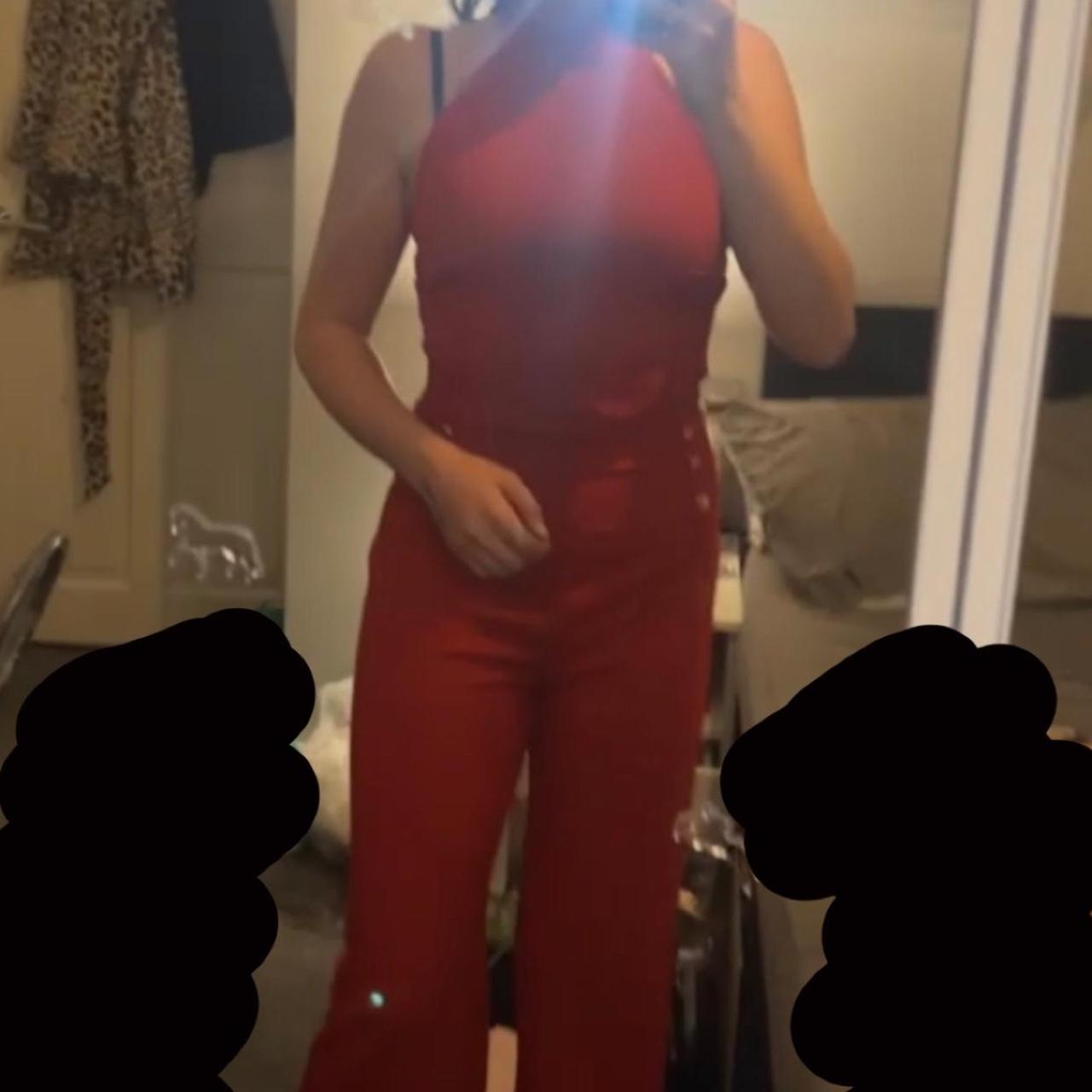 Red best sale lipsy jumpsuit