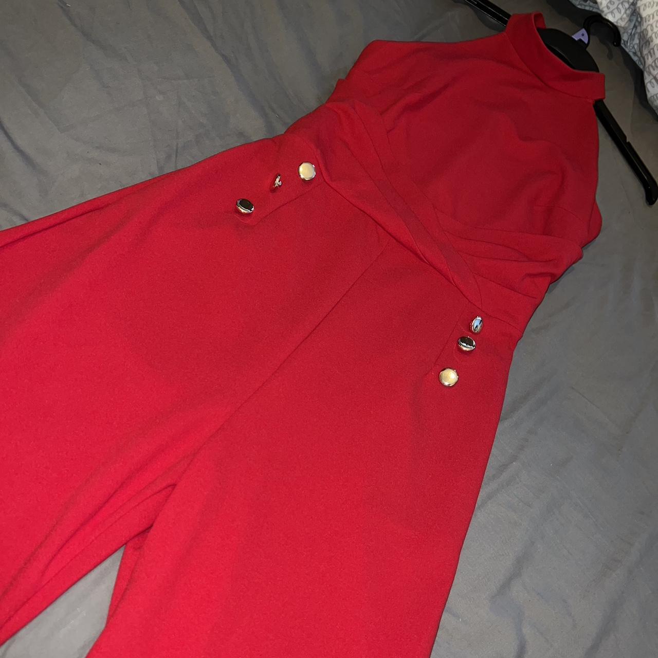 Red best sale lipsy jumpsuit