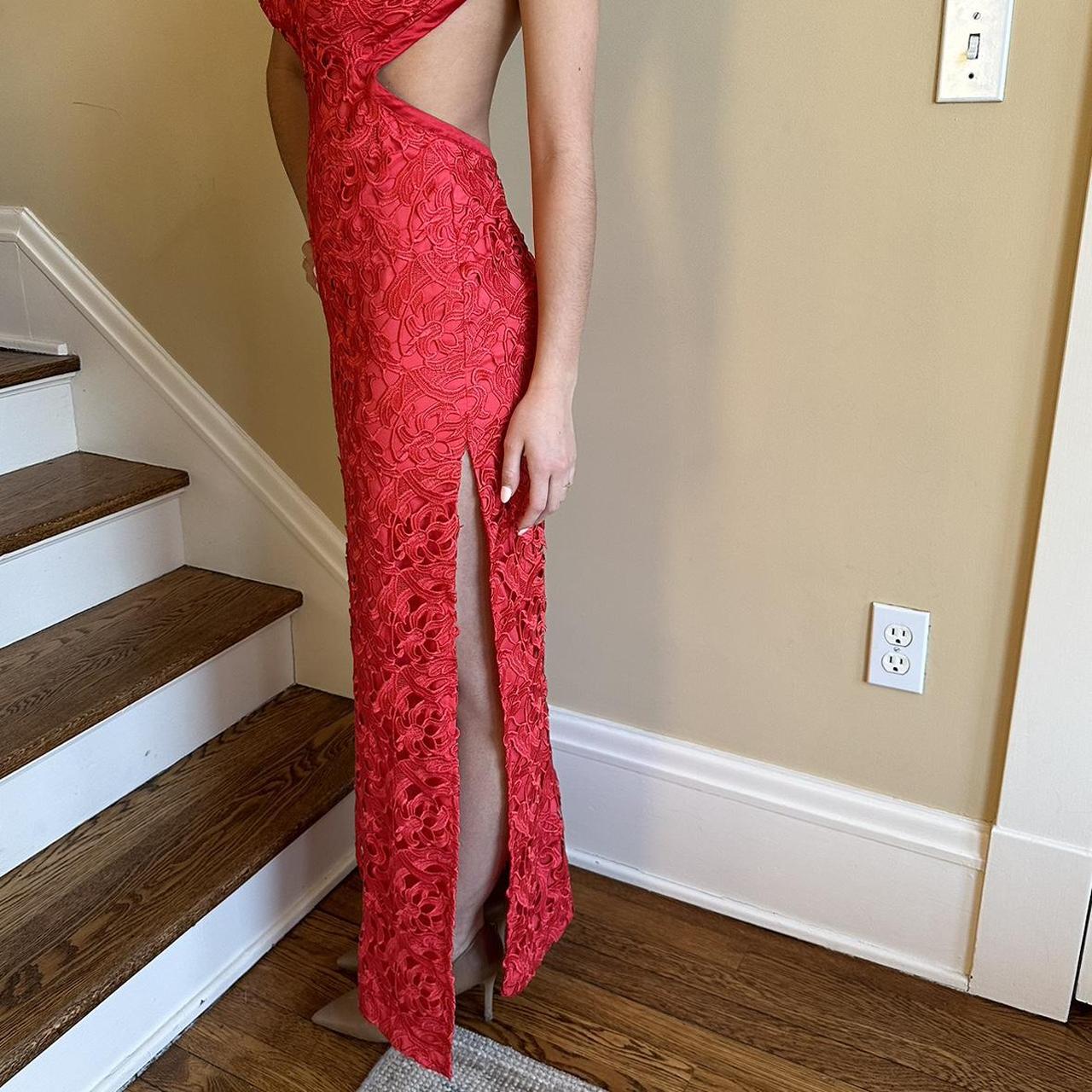 Aidan Mattox Women's Red Dress (3)