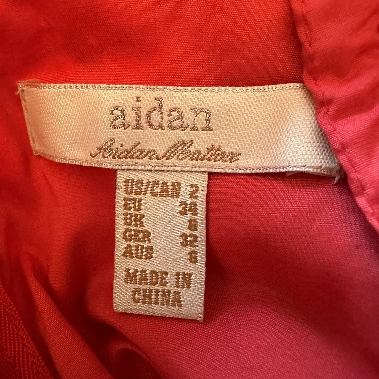 Aidan Mattox Women's Red Dress (4)
