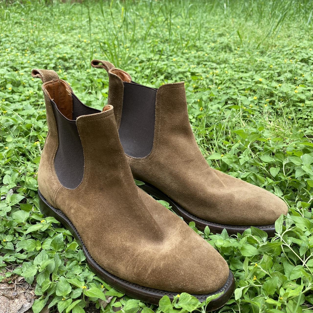 Frye mens suede boots best sale