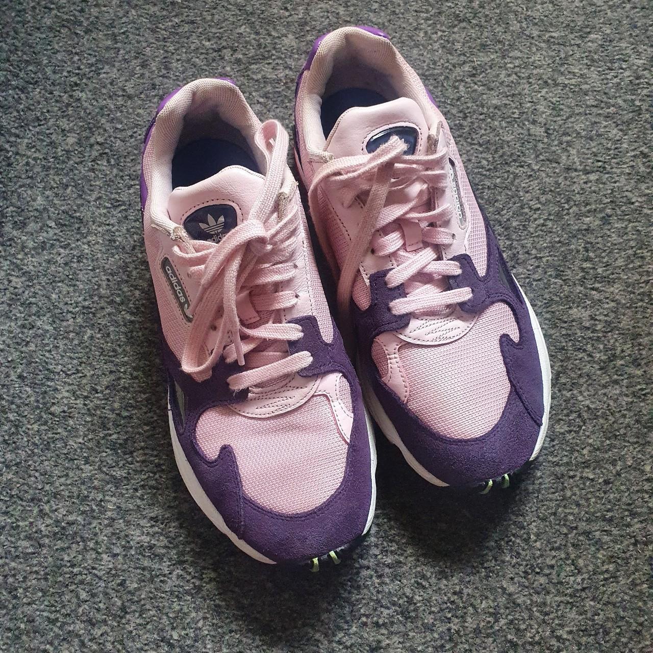 Adidas Falcon Women's Running Shoes Size 7,5 Size... - Depop