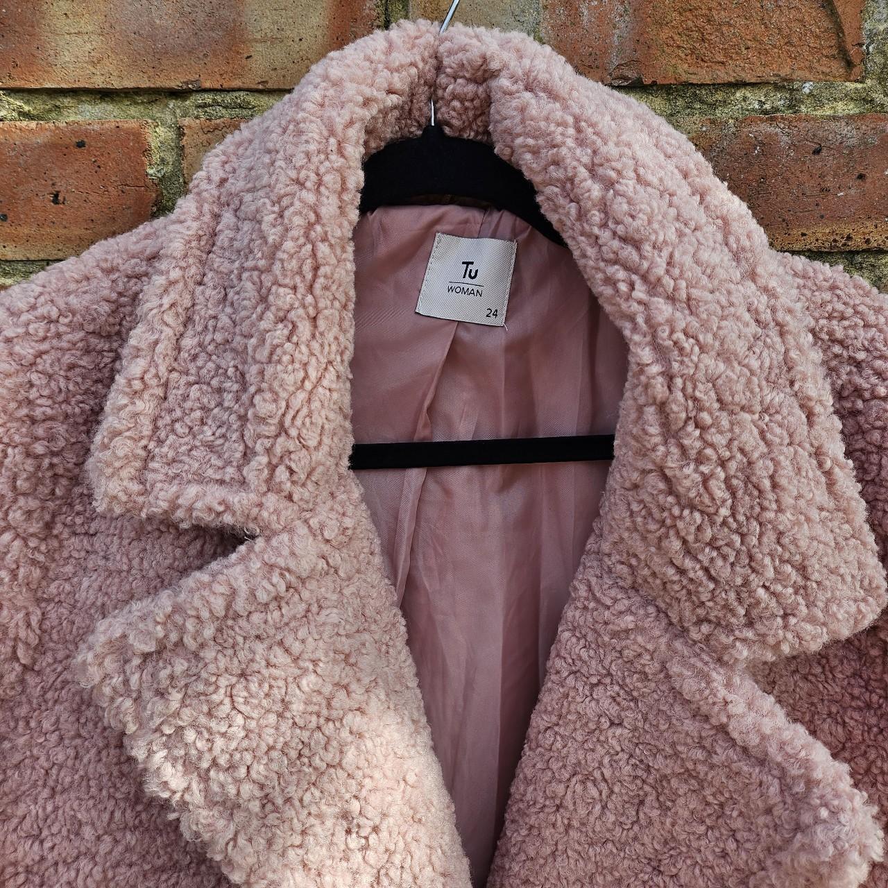 Tu hotsell pink coat