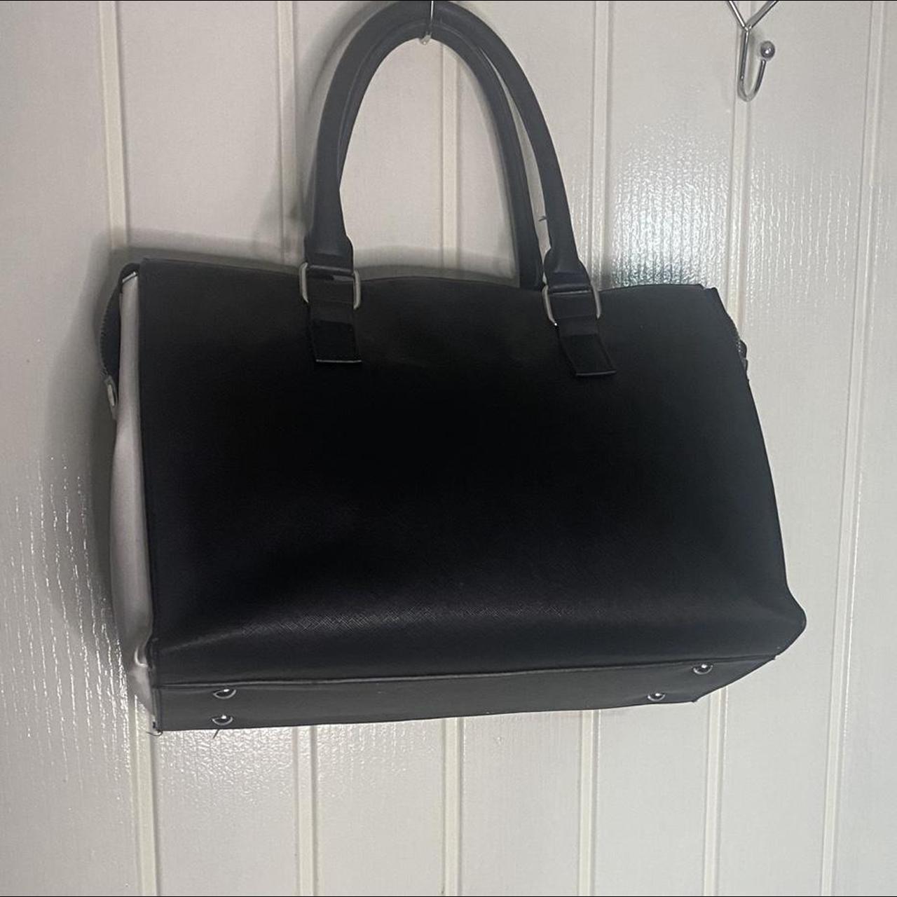 Primark Women's Grey and Black Bag | Depop