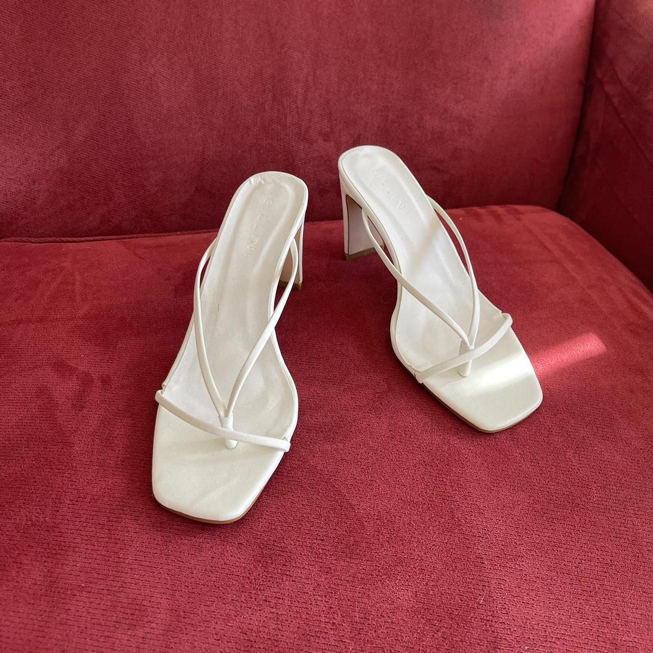 billini white mules