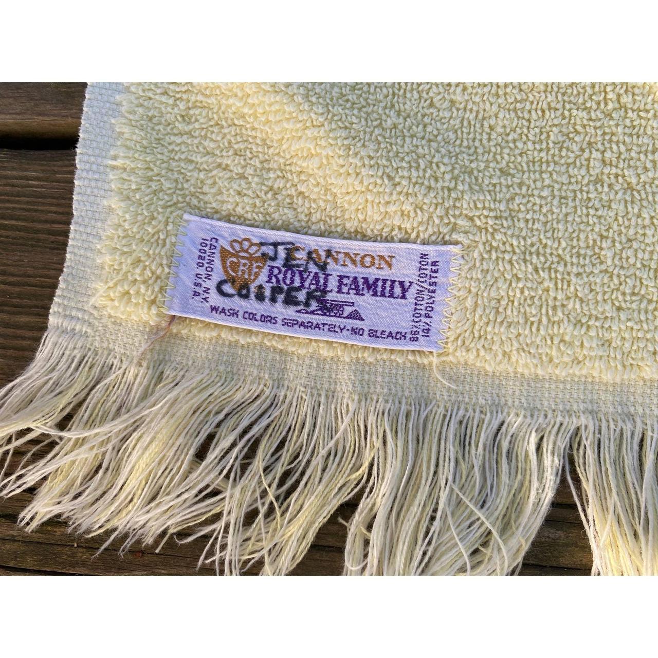 Canon Royal Family Vintage 1970s yellow bath towels... Depop