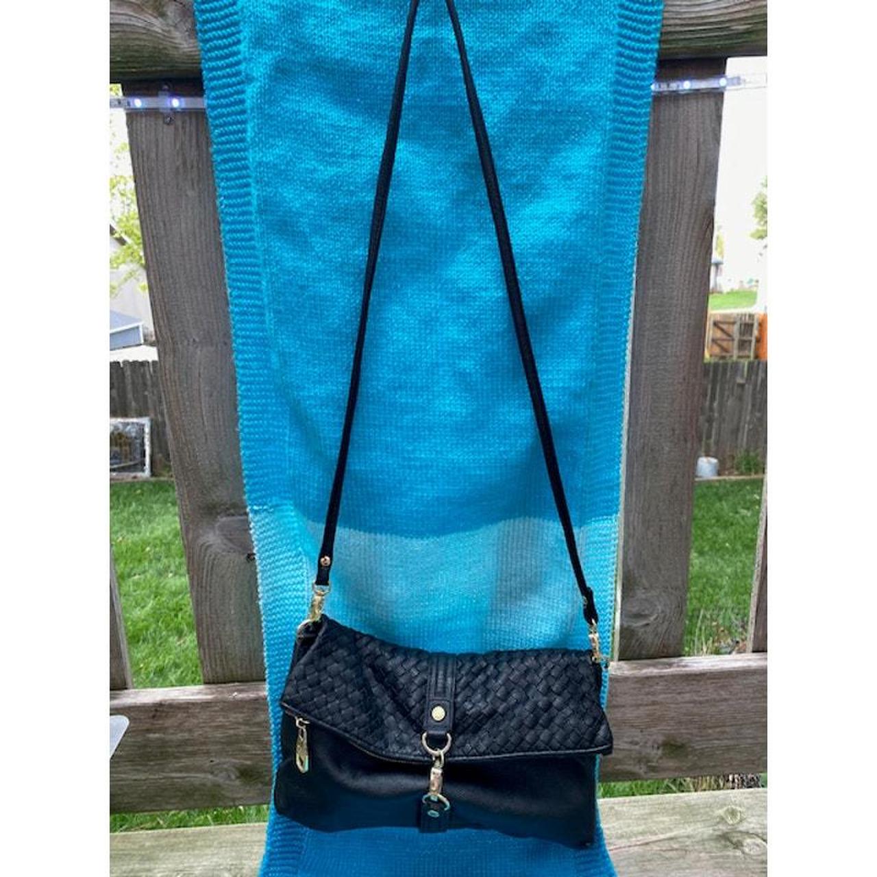 steve madden fold over purse measures 12.5x12 in. Depop