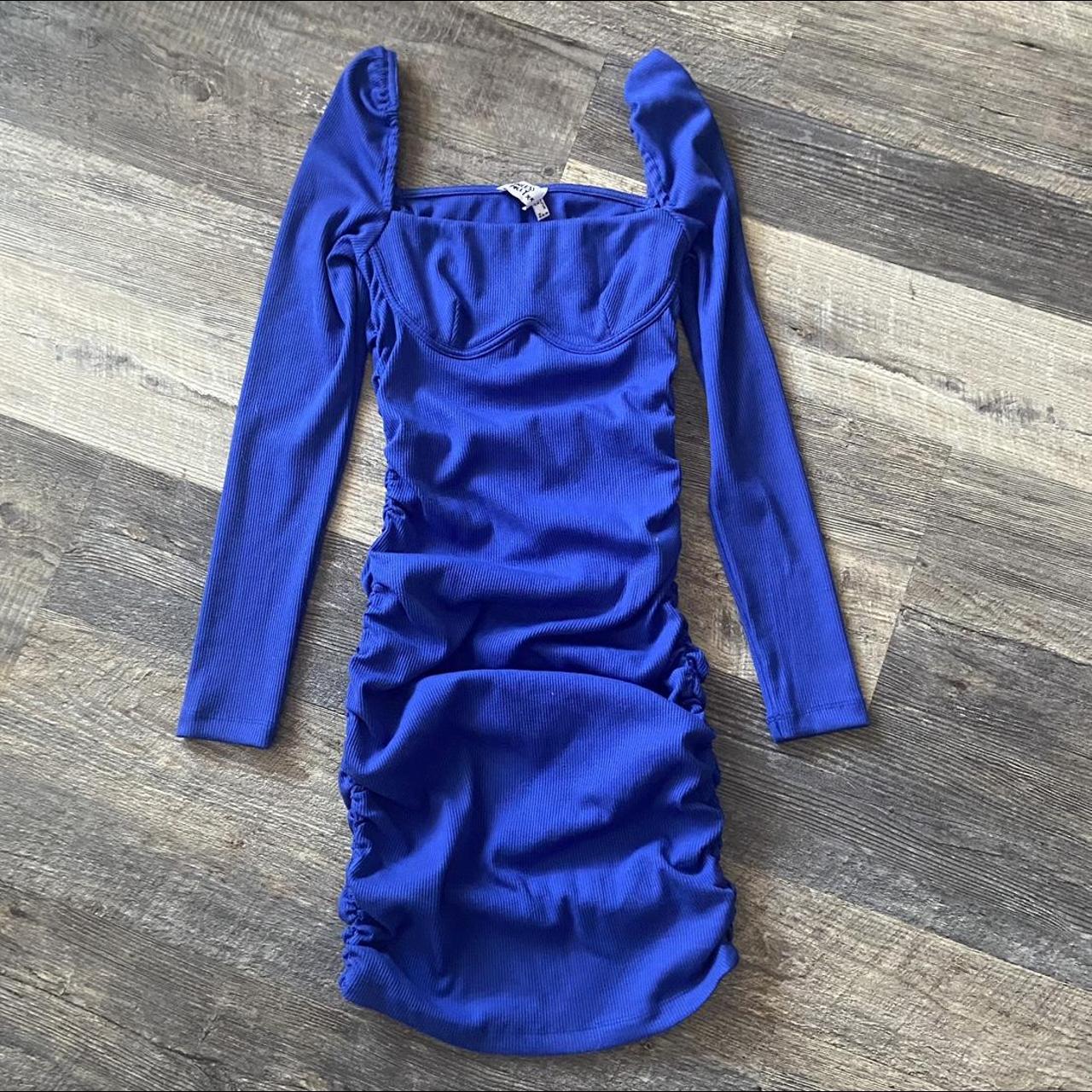 Princess Polly Women's Blue Dress Depop