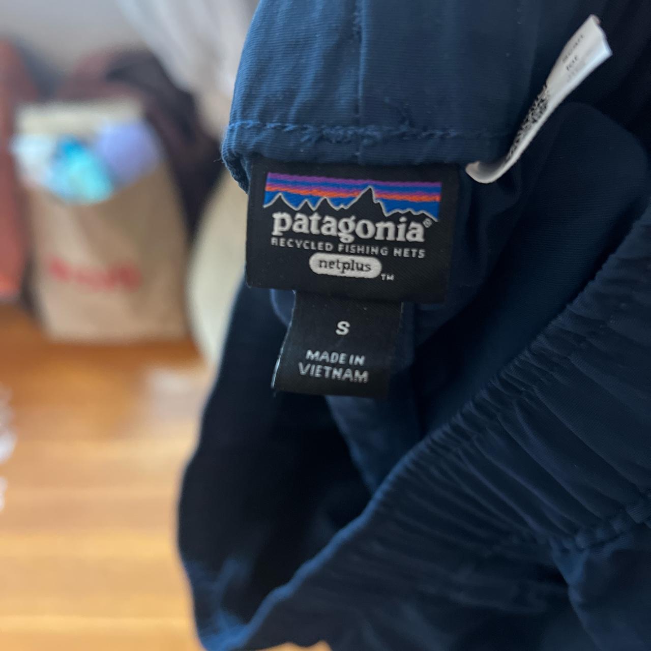 Patagonia navy blue baggies. 2 1/2 inches. Size... - Depop