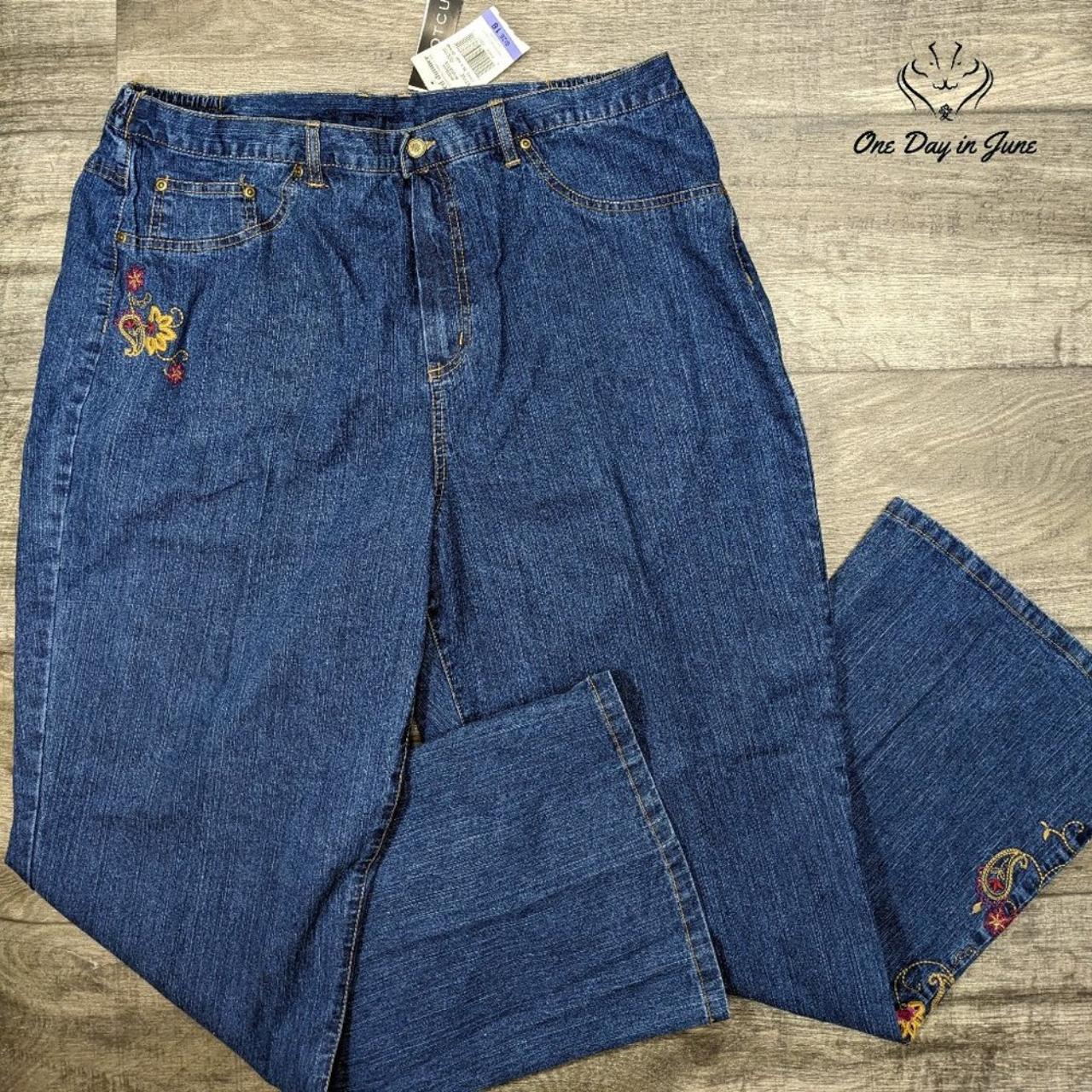 Alfred Dunner Women's Blue Jeans | Depop