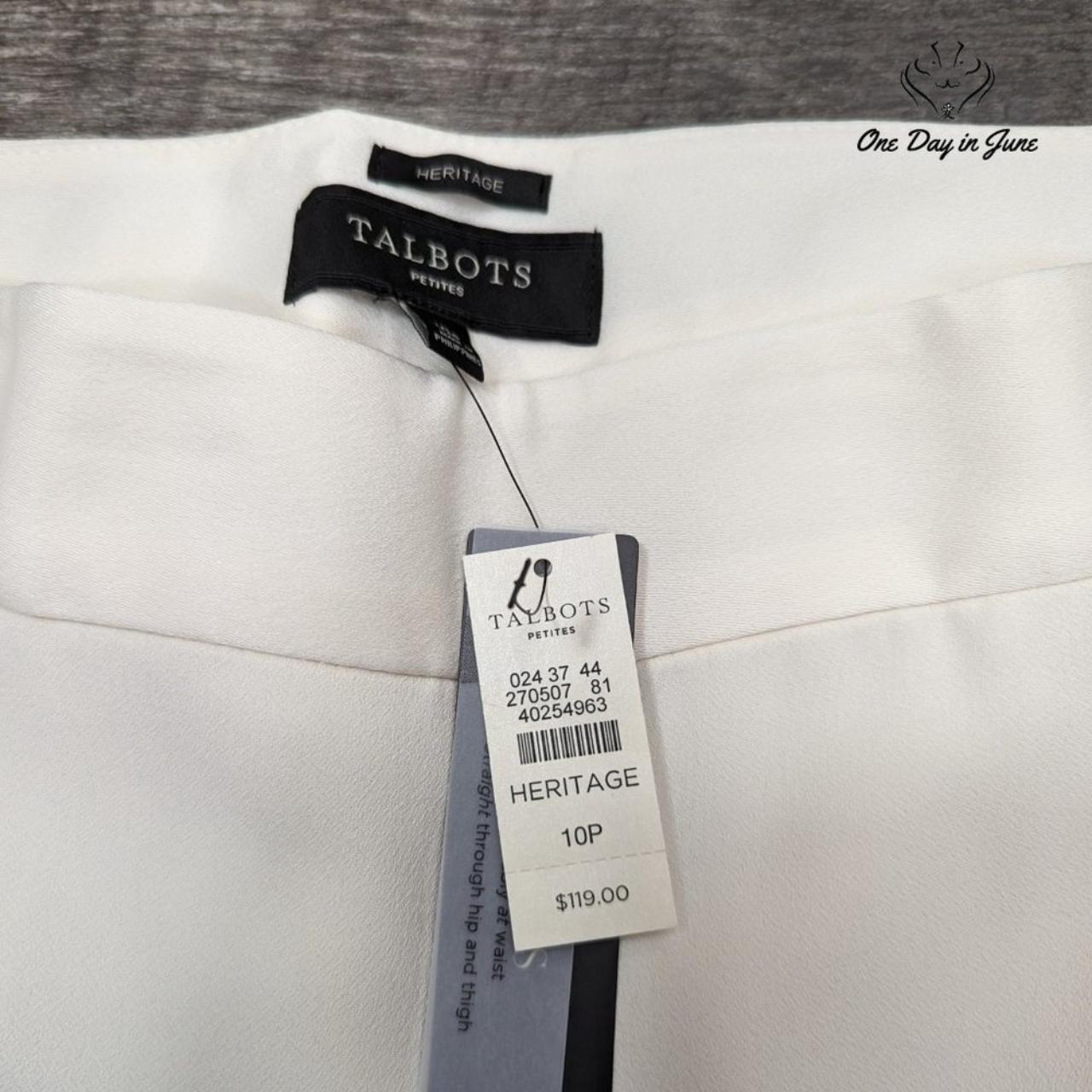 Talbots Heritage Petite Straight Leg Lined Pants - Depop