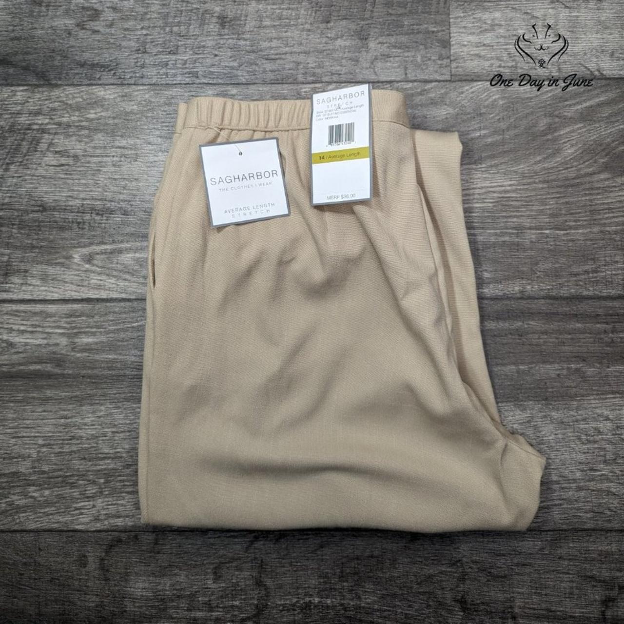 Sag Harbor Stretch Pants - NEW - Size 14