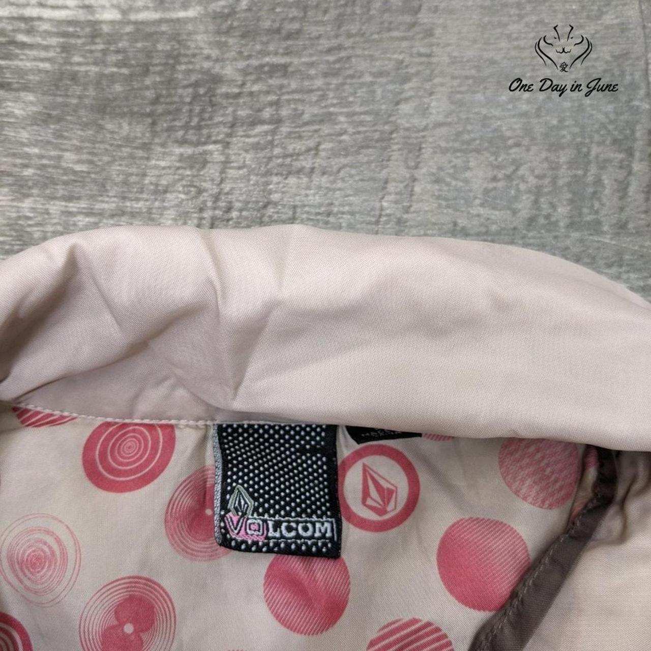 Volcom Women's Jacket - Tan - L – Volcom Zip Fron… - image 2