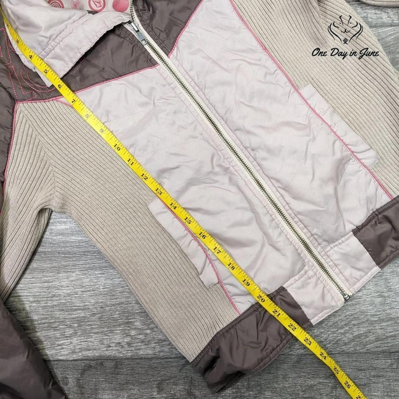 Volcom Women's Jacket - Tan - L – Volcom Zip Fron… - image 4