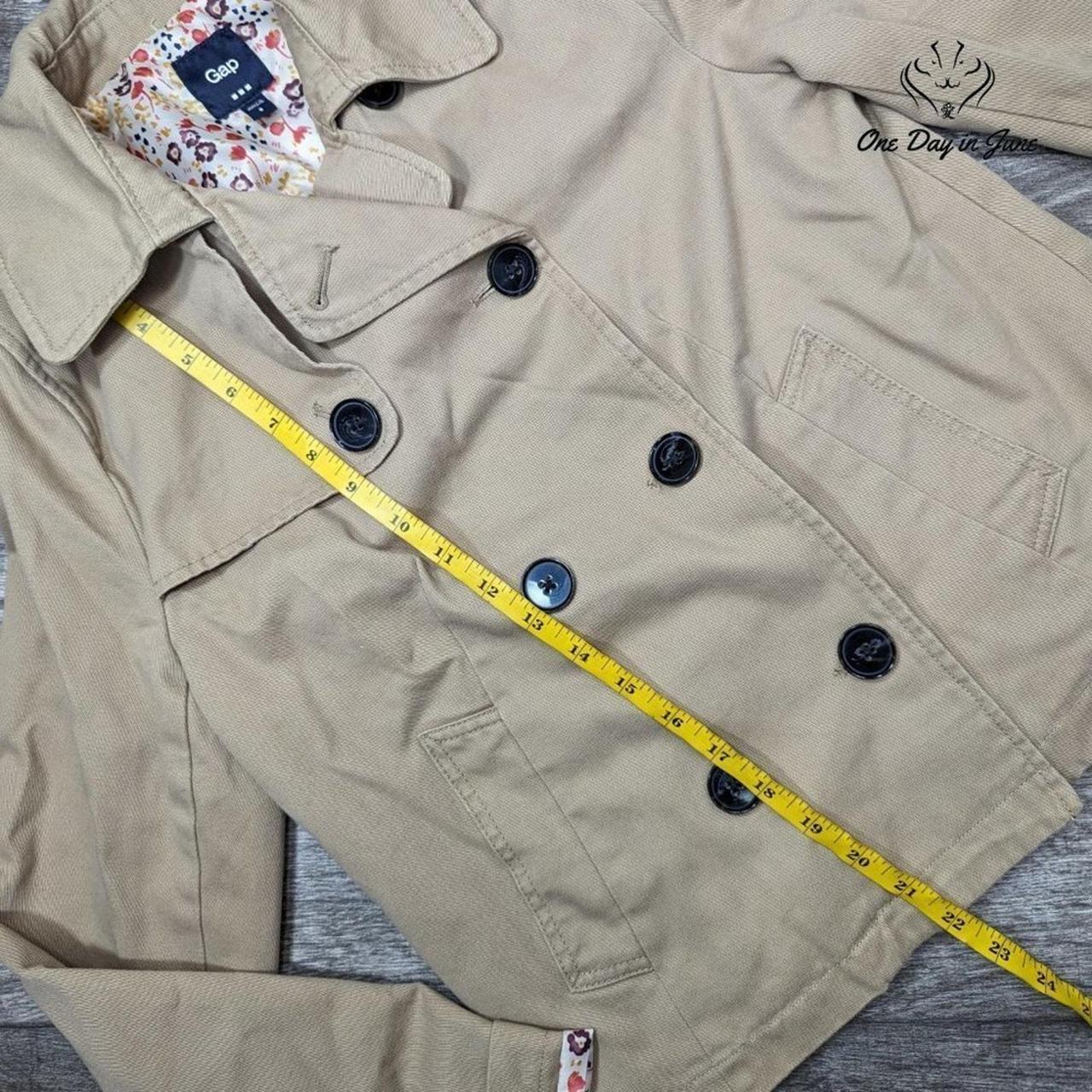 Gap Women's Jacket - Tan - S – Gap 3 Button Basic… - image 4