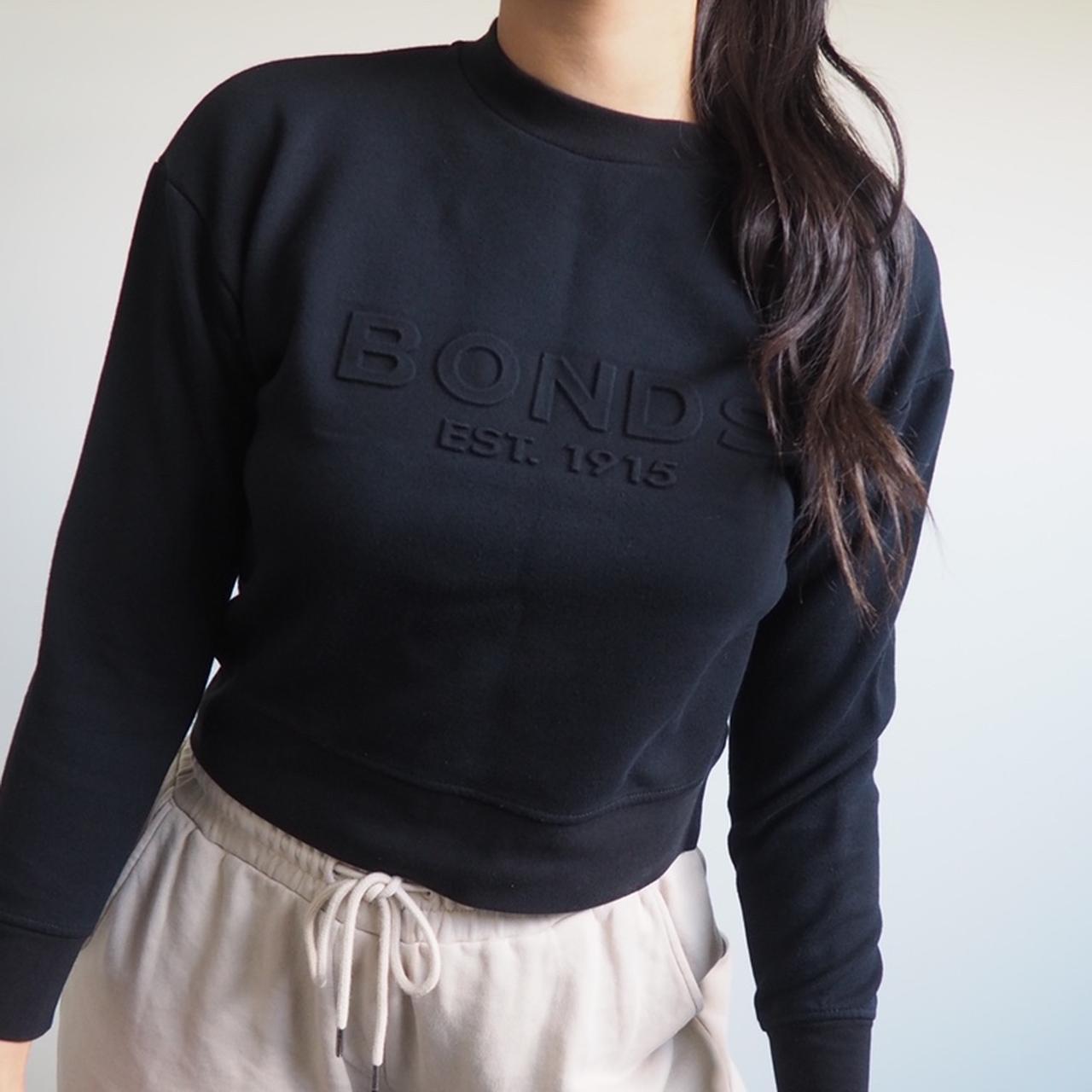 BLACK BONDS TECH SWEAT JUMPER SIZE S - SMALL FIT... - Depop