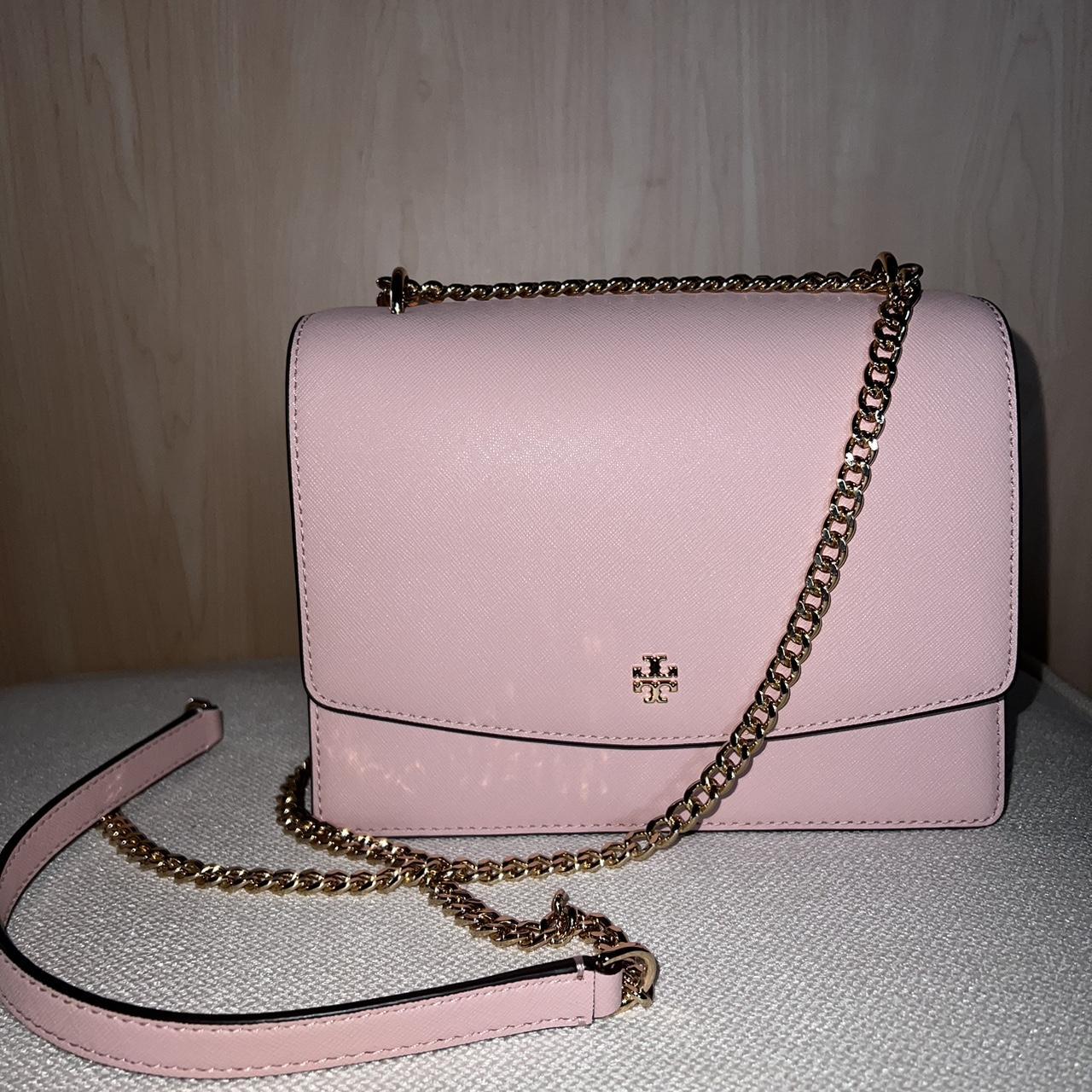 Tory Burch Emerson Flap Adjustable Shoulder Bag in - Depop