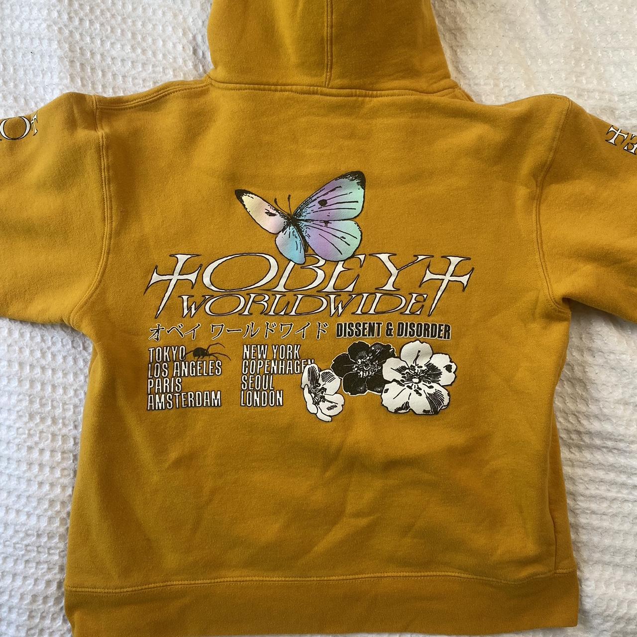 Obey best sale butterfly hoodie