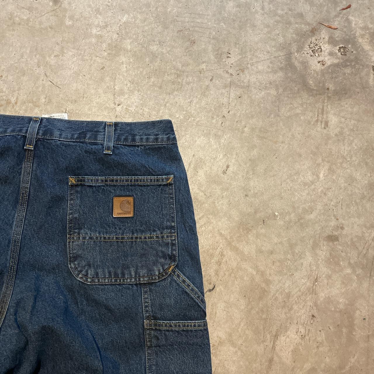 vintage baggy carhartt carpenter jeans SIZE... - Depop