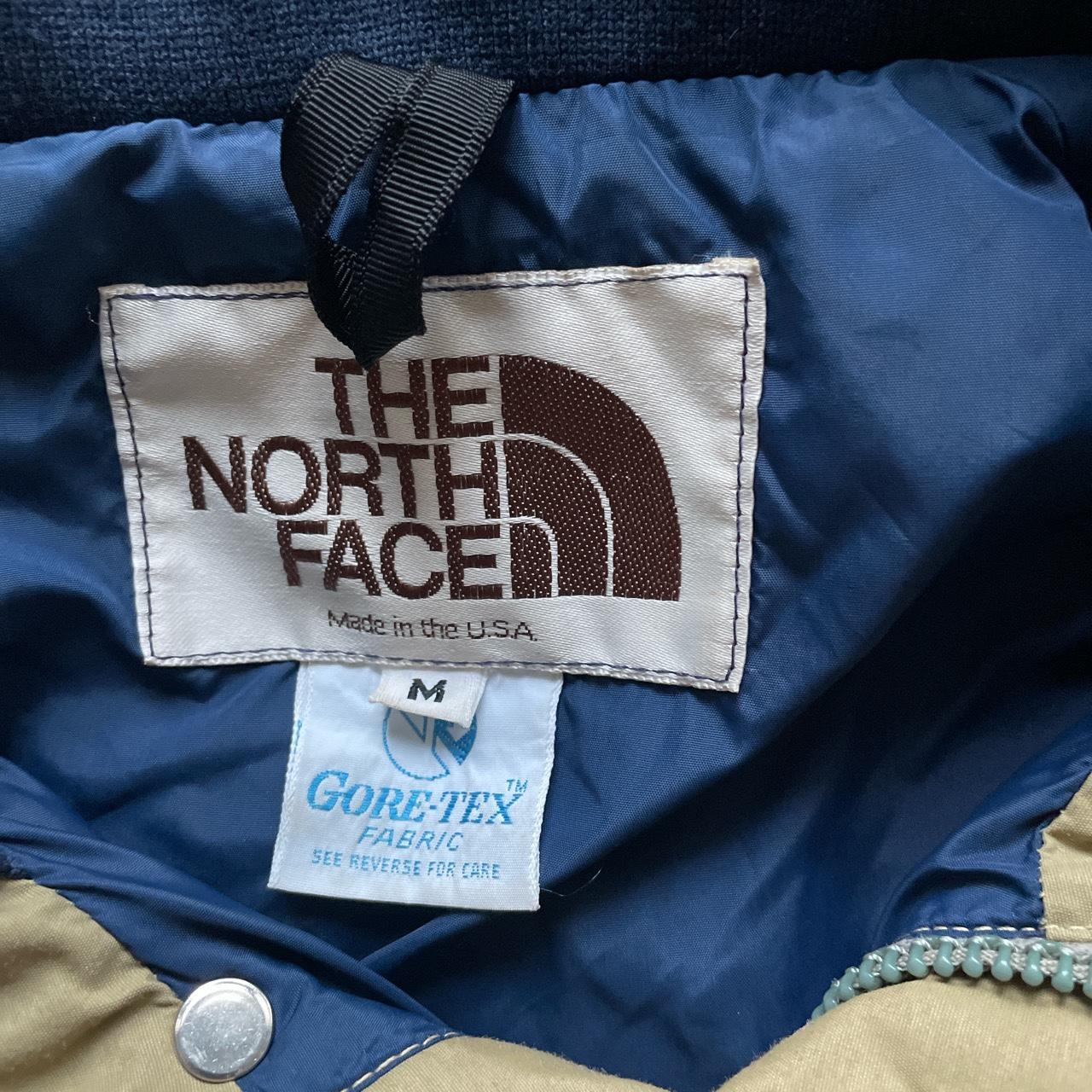 vintage gore tex north face brown label jacket talon... - Depop