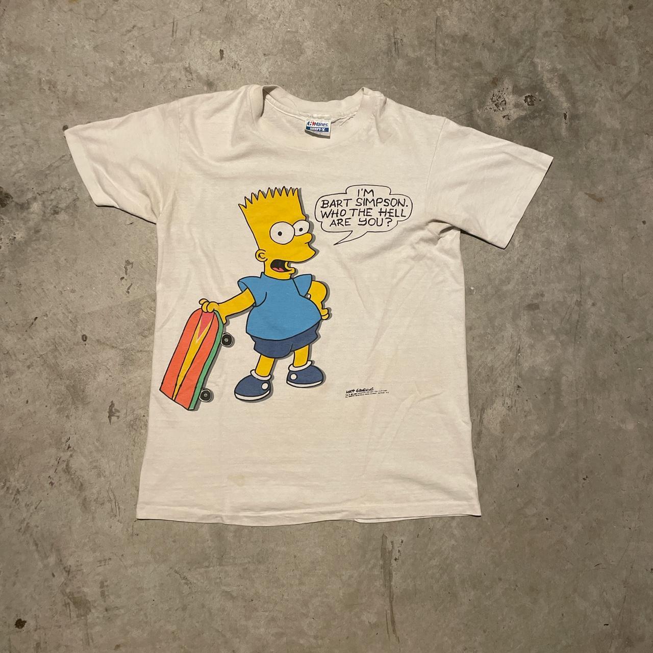 vintage 80s 1985 bart simpson comic tee SIZE M 🚨FREE... - Depop