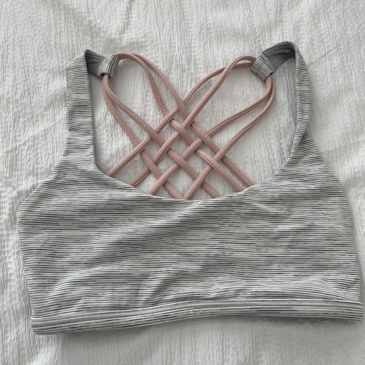 adorable pink bebe sports bra - shipping: $5 - open - Depop