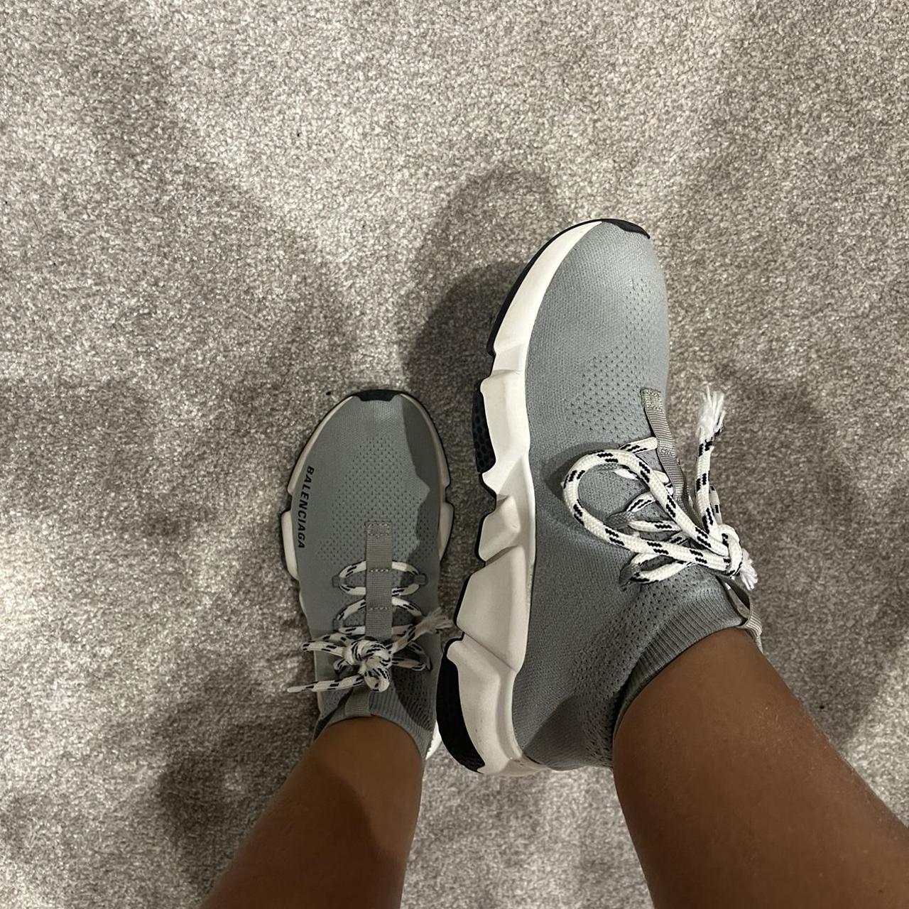 Authentic balenciaga sock trainers with laces Depop