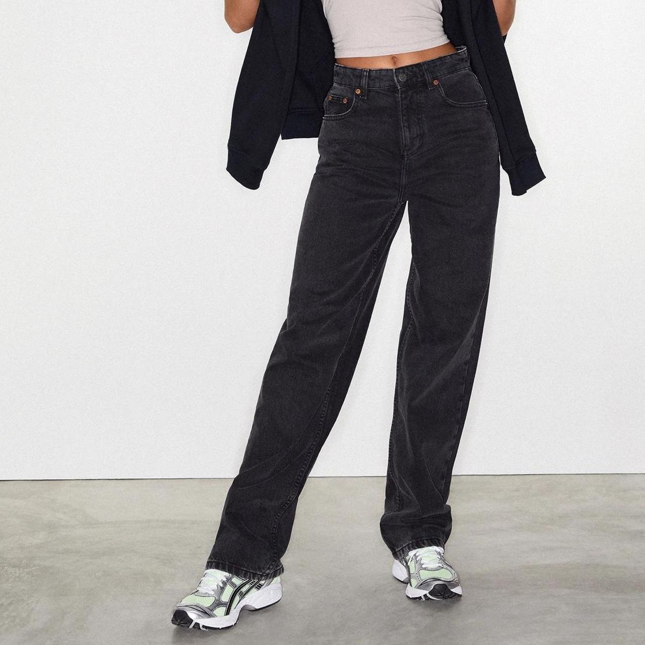 Motel Rocks PARALLEL JEANS IN BLACK WASH size XS... Depop