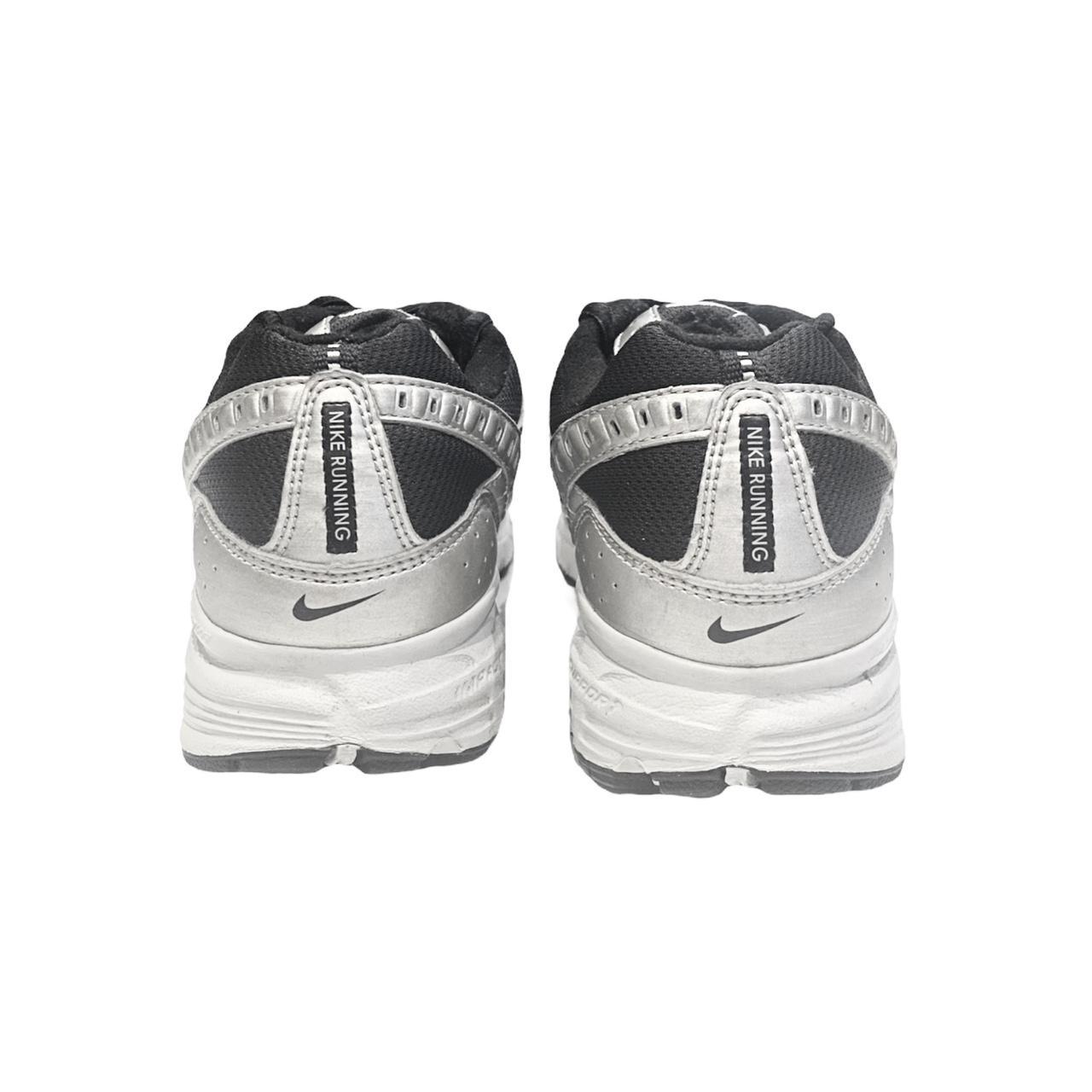 Nike Dart 4 Trainers | Silver/Black | Size: U.K... - Depop