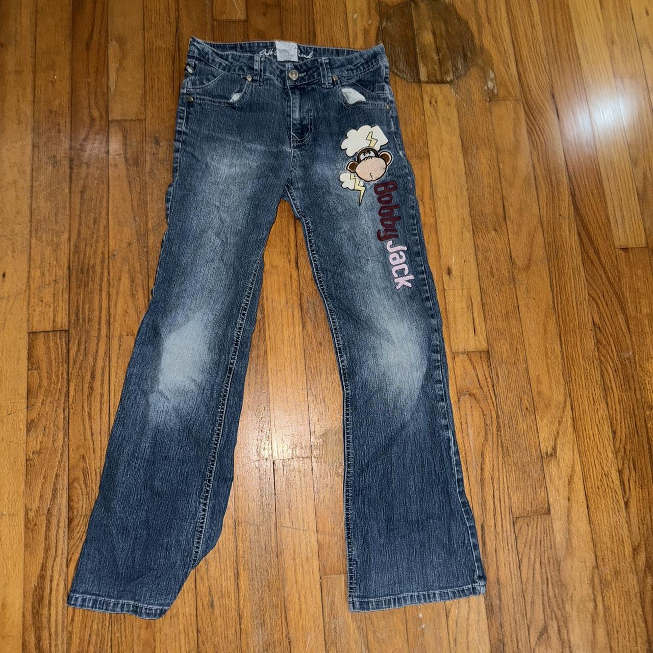 bobby jack little girls jeans size 14 - Depop