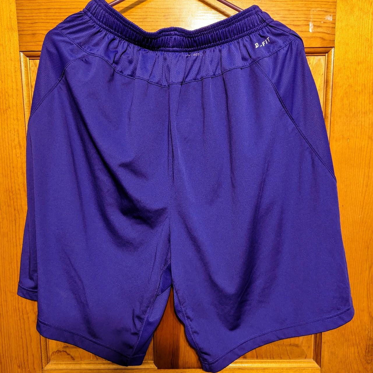 purple nike dri fit shorts