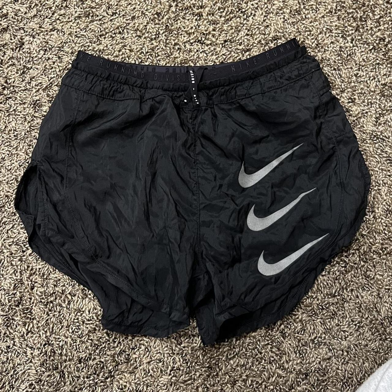 Nike running shorts Has boyshort liners attached to... Depop