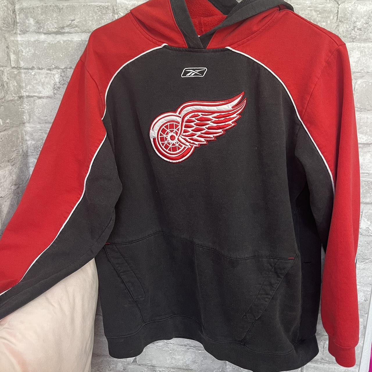 Detroit Red Wings NHL hoodie. Worn once. Perfect - Depop