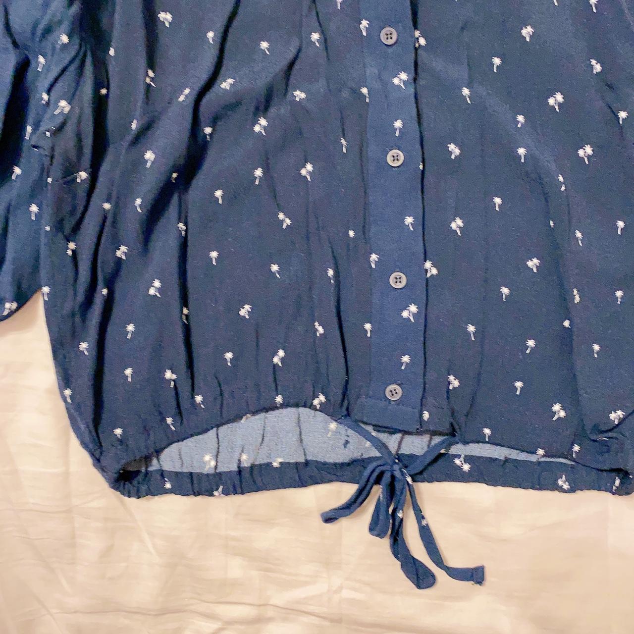 Brandy Melville cropped button up shirt Brandy... Depop