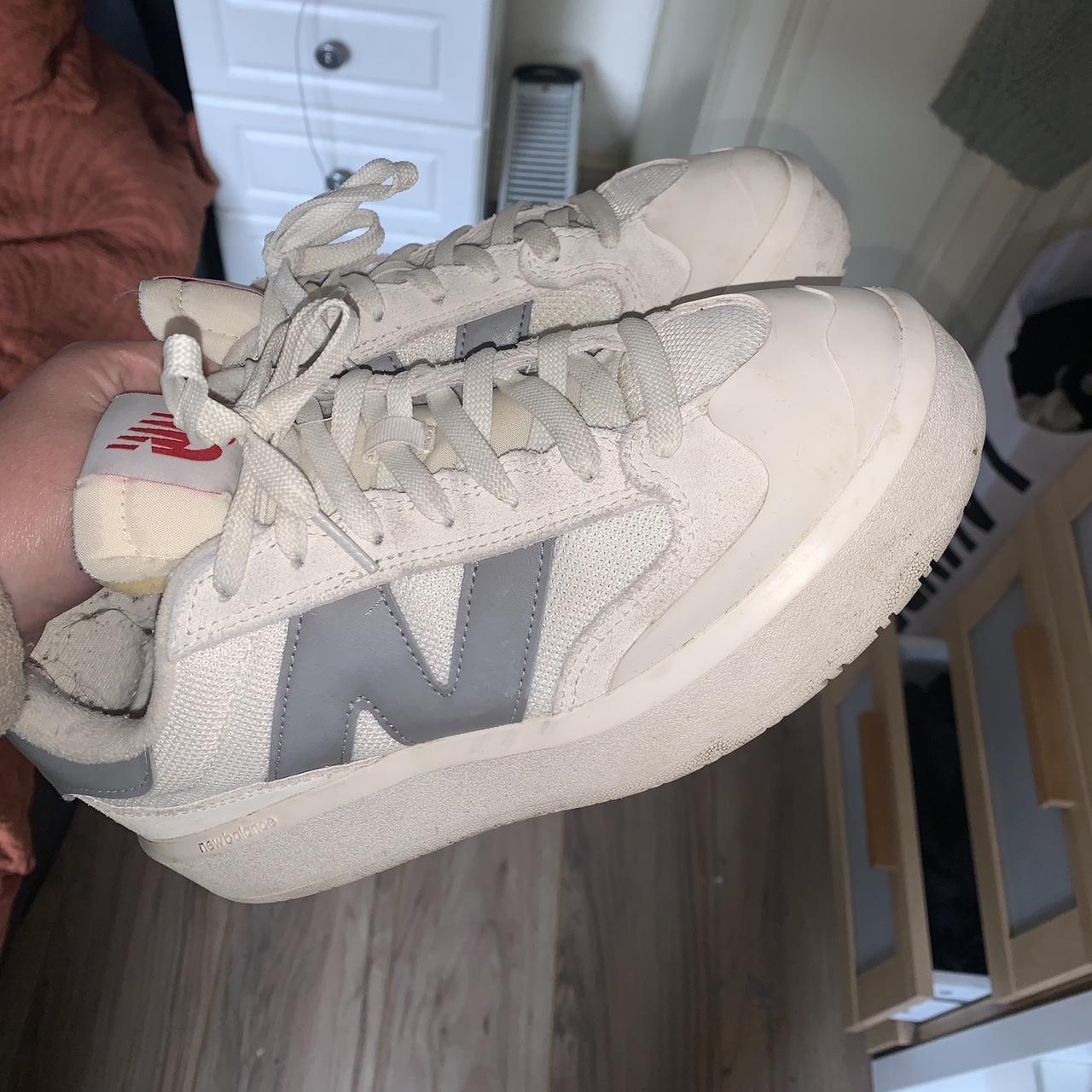 new balance grey black white