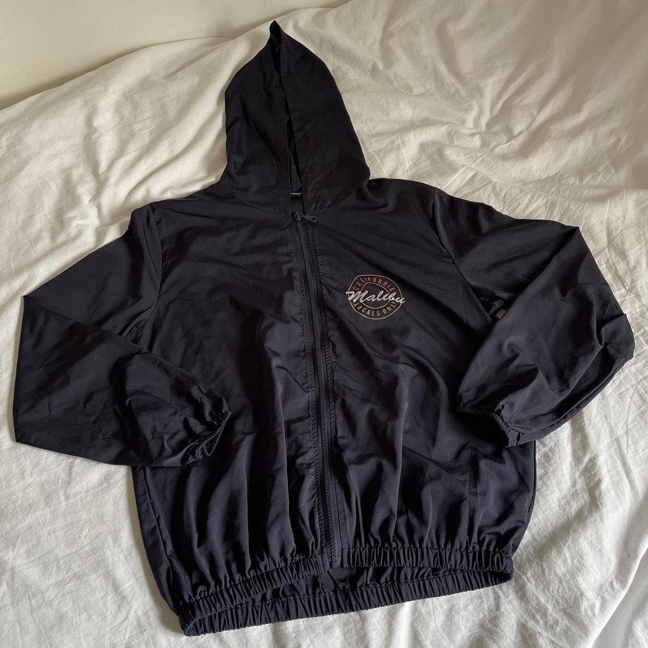 Brandy Melville Women's Navy Jacket Depop