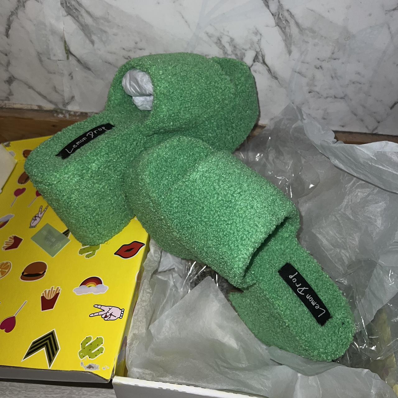 Original Dolls Kill green mandee platform sandals.... Depop