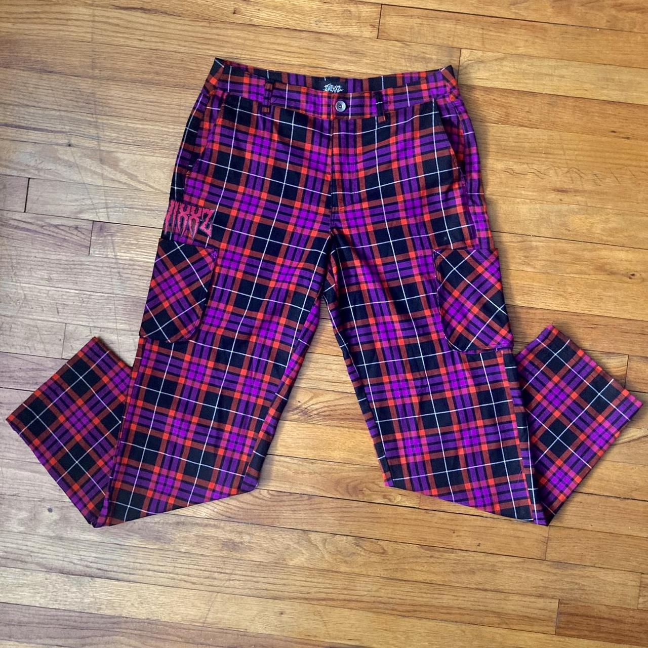 Purple deals plaid jeans