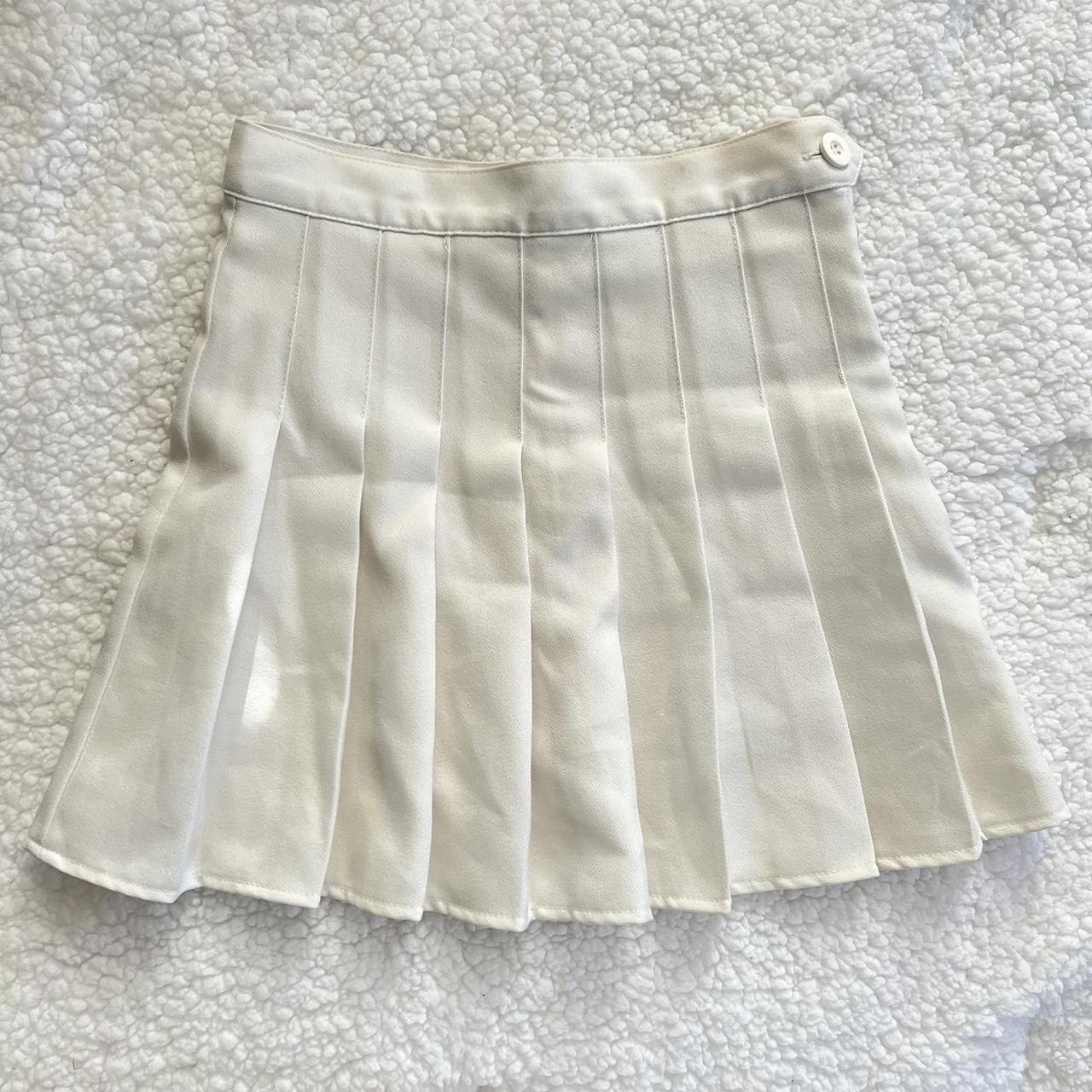 Stylenanda Women's White and Pink Skirt (3)