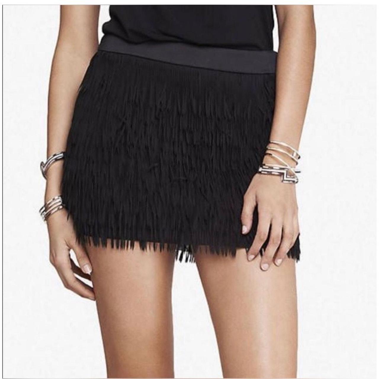 Express Women's Skirt Black – Express black mini skirt