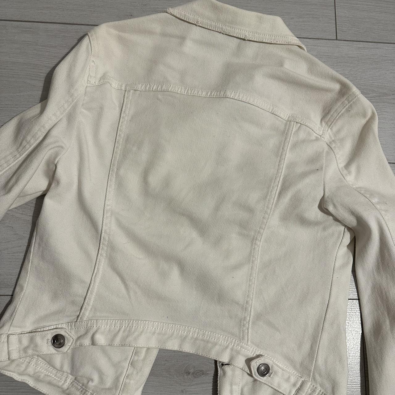 Peacocks white denim clearance jacket