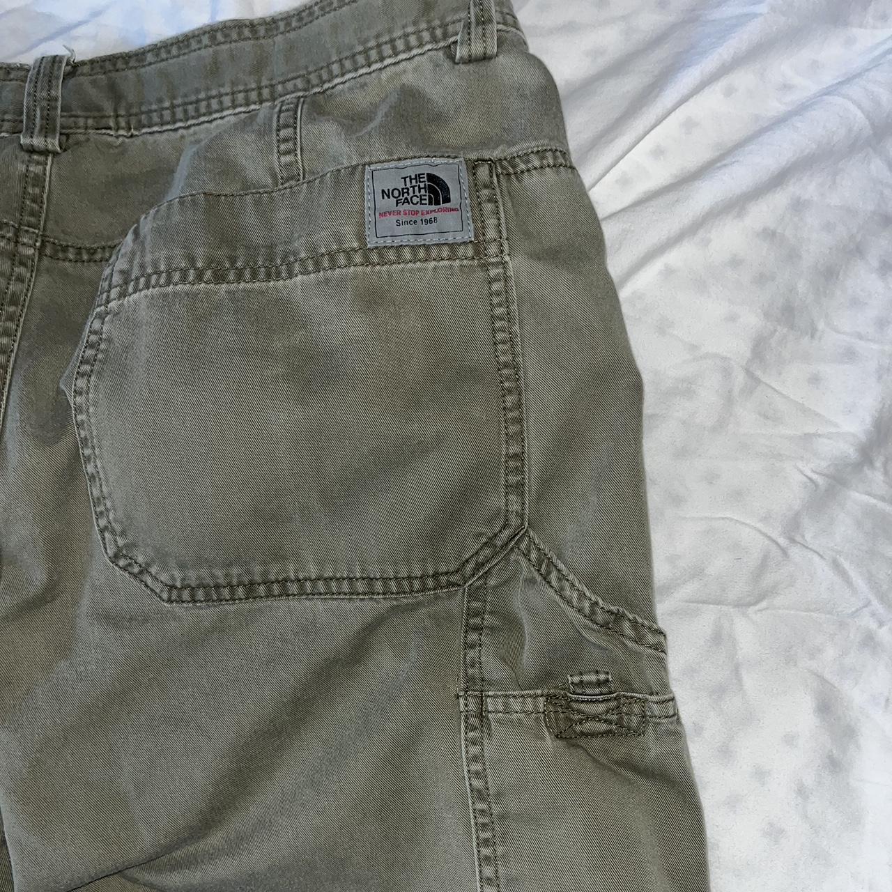Green North face pants. Excellent condition size 32 - Depop