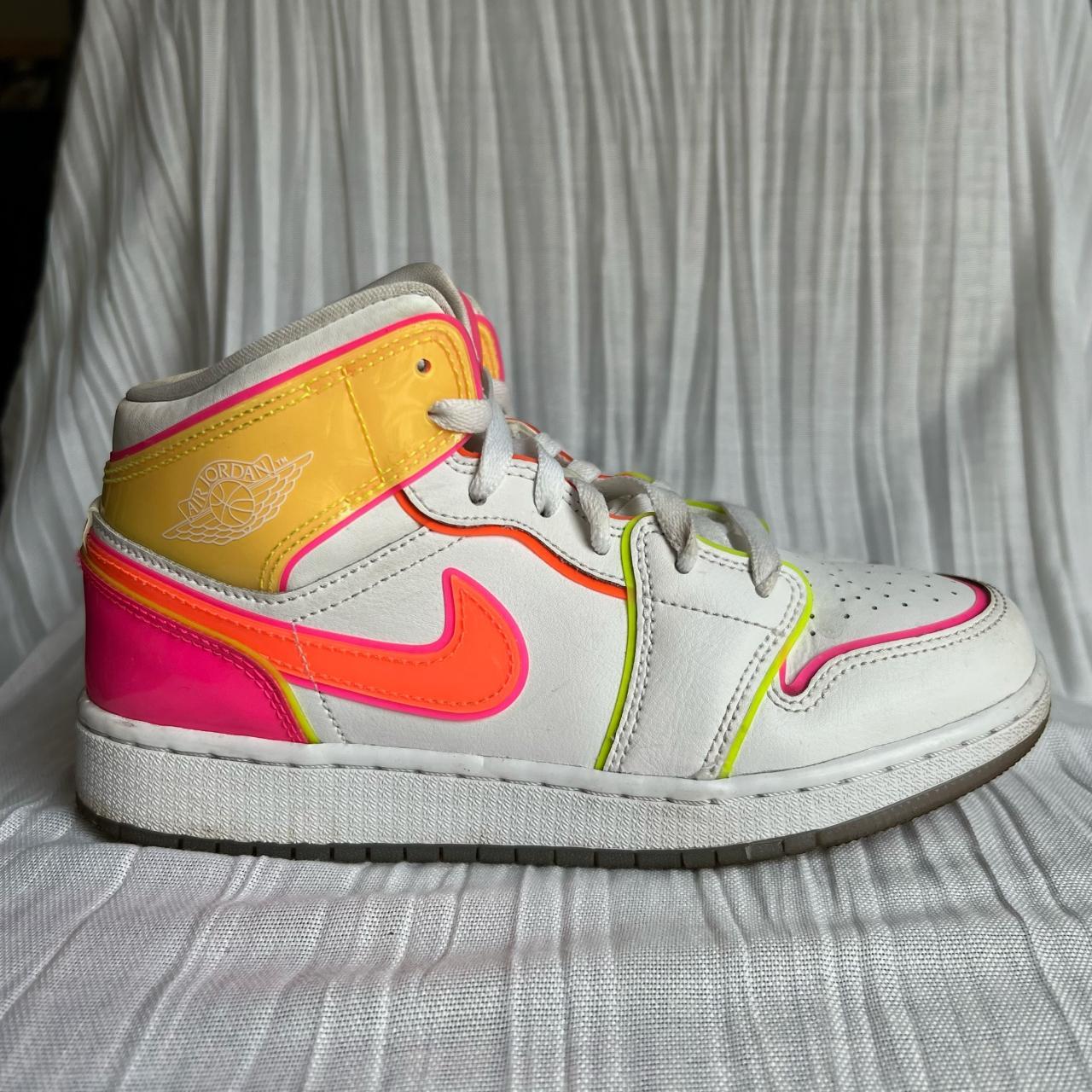 jordan 1 mid edge glow womens