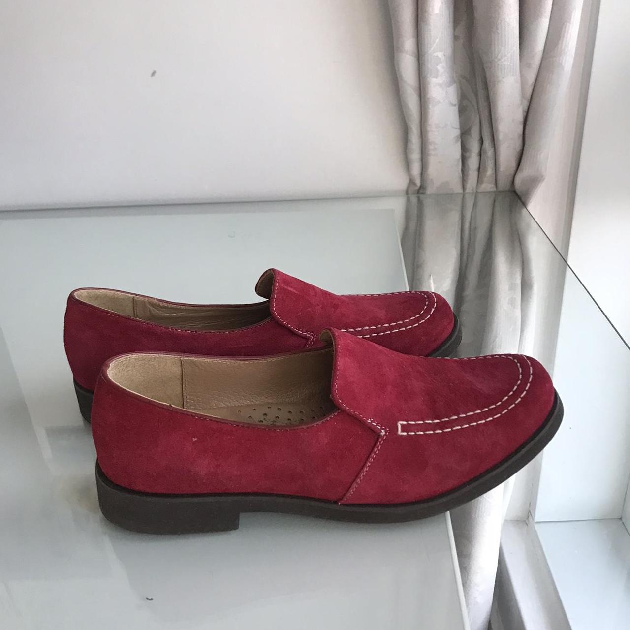 Women's Red Loafers | Depop