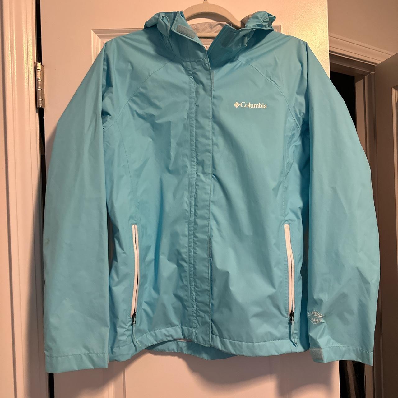 Womens Medium Columbia Sportswear Rain Jacket Wind Breaker Light