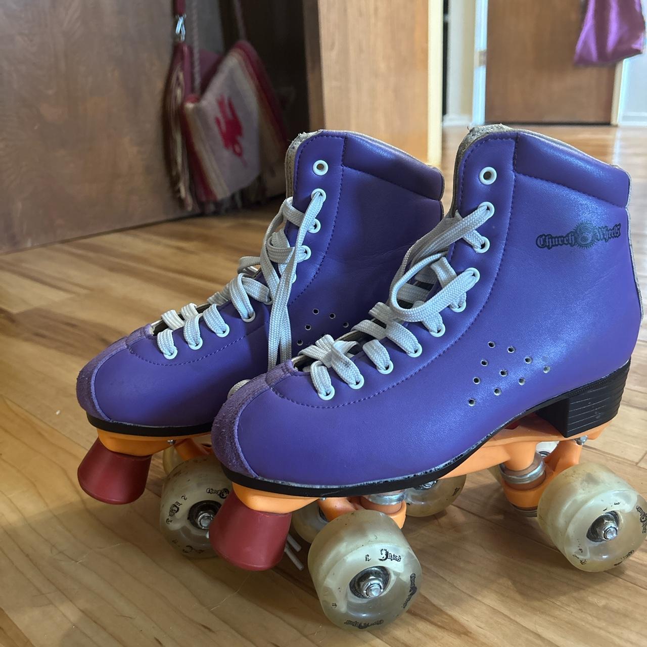 Church of 8 wheels (San Francisco) roller skates... - Depop